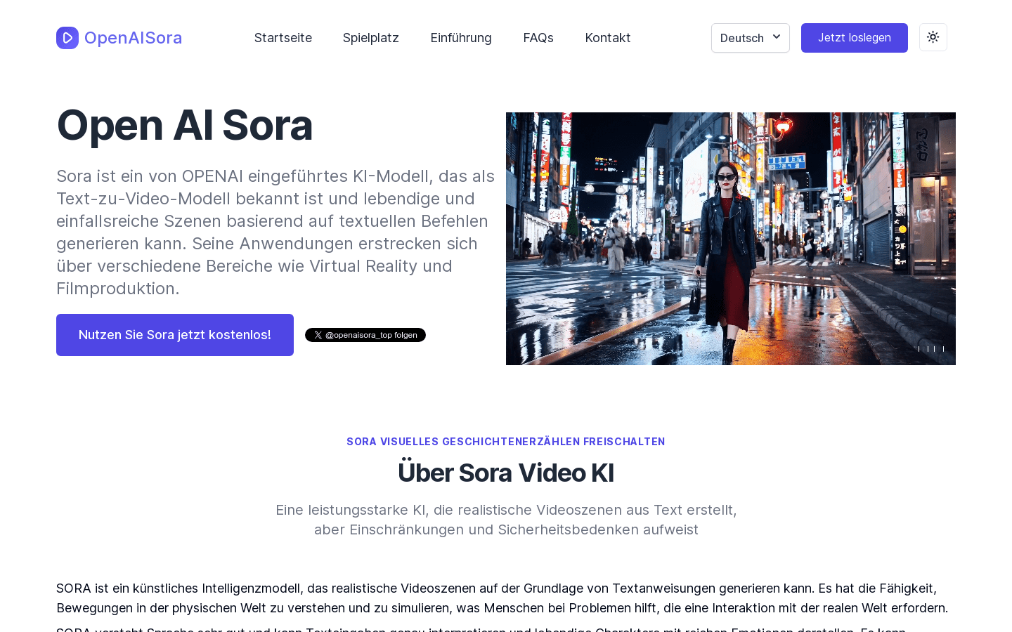 OpenAI Sora