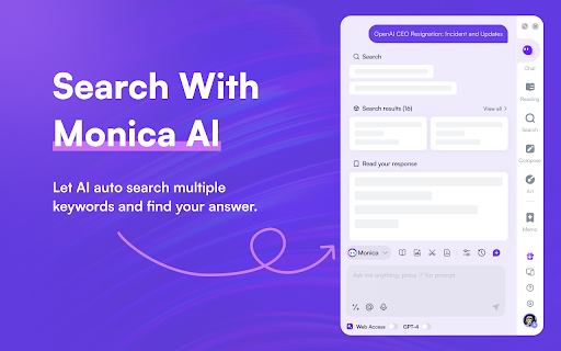 Monica - Your AI Copilot powered by ChatGPT4