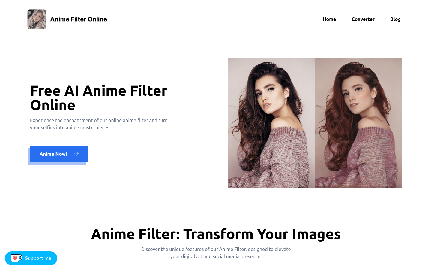Free AI Anime Filter Online