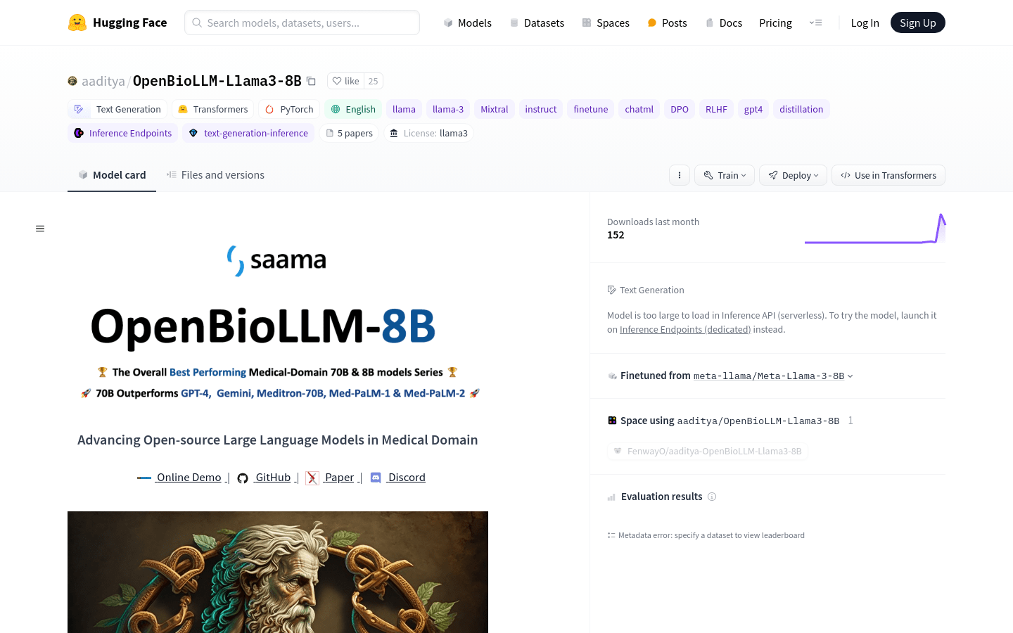 OpenBioLLM-Llama3-8B