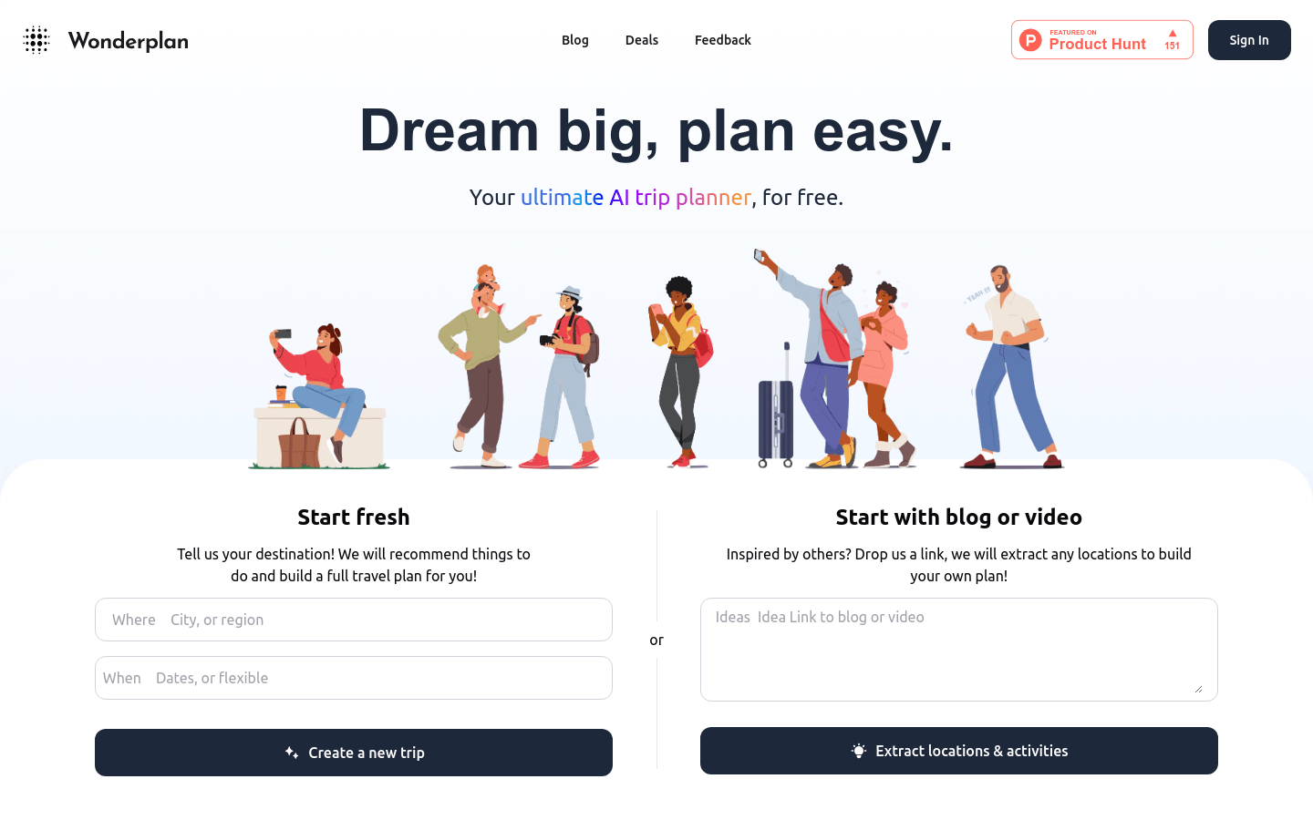 Wonderplan.ai 2.0