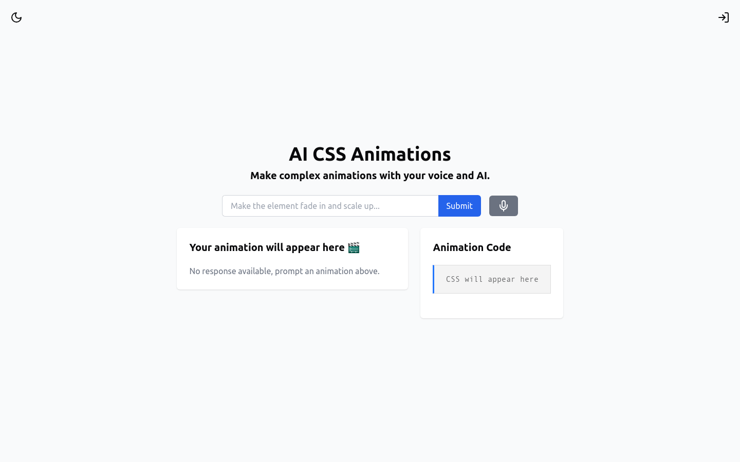 AI CSS Animations