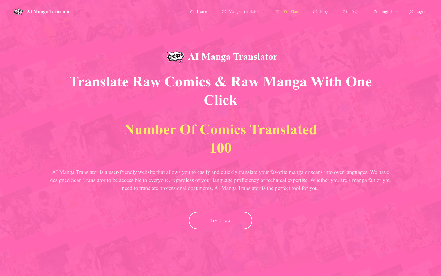 AI Manga Translator