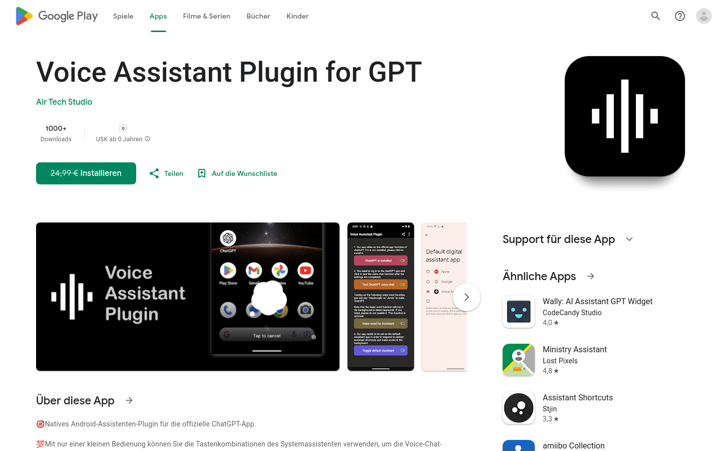 Voice Assistant Plugin for GPT