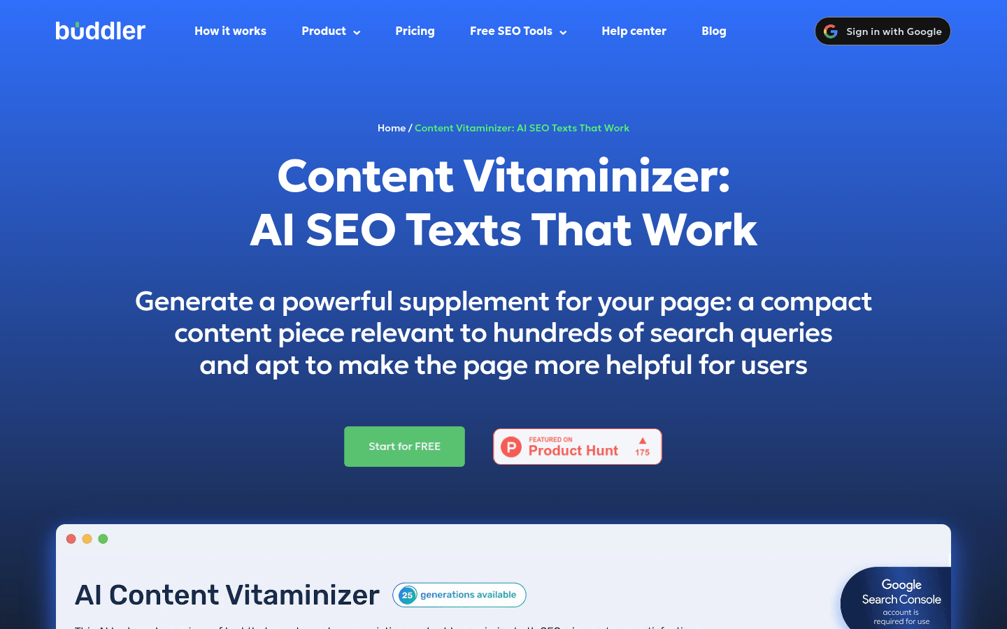 Content Vitaminizer