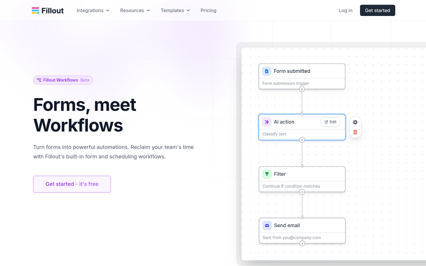 Fillout Workflows