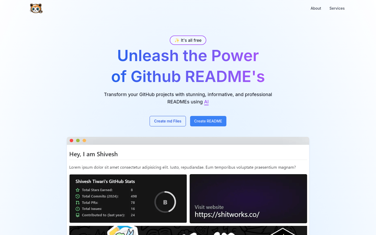 Unleash the Power of Github README's