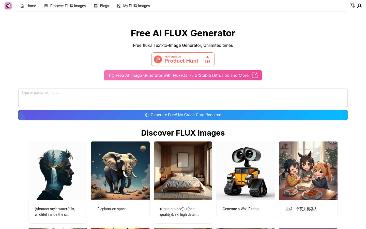 AI FLUX Image Generator