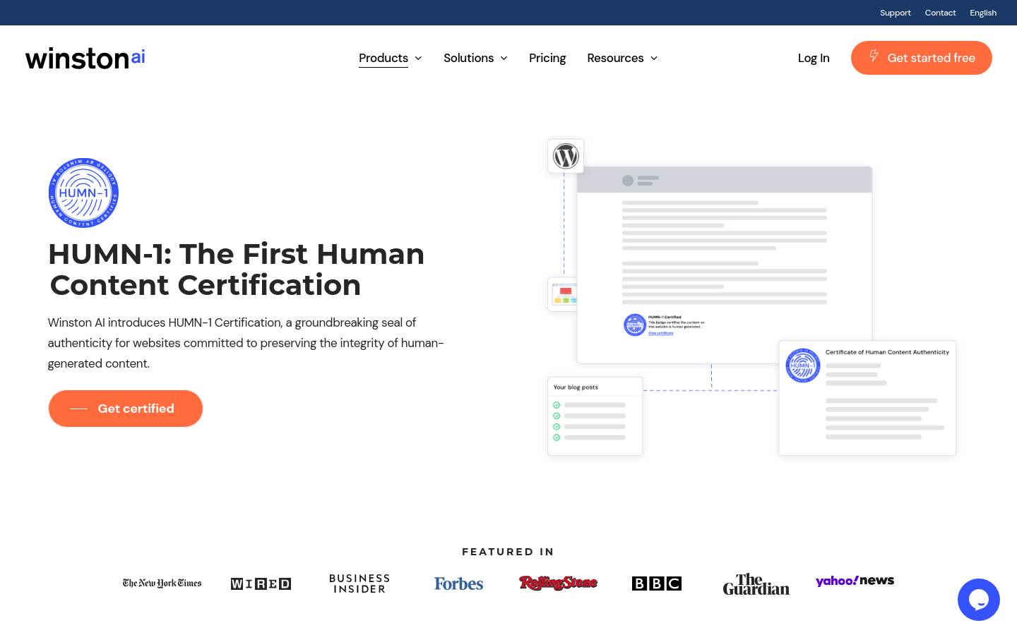 HUMN-1 Certification