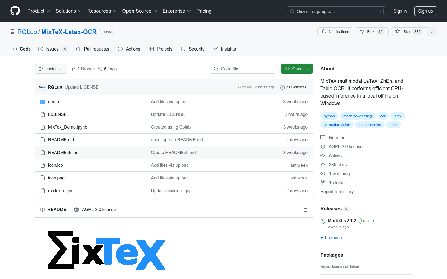 MixTeX-Latex-OCR