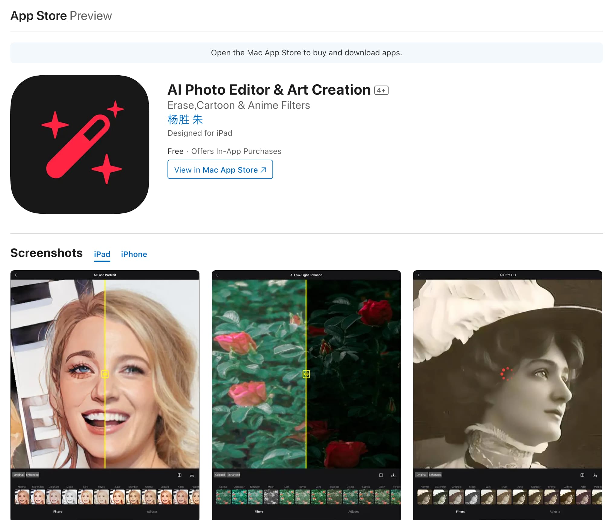 AI Photo Editor & Art Creation