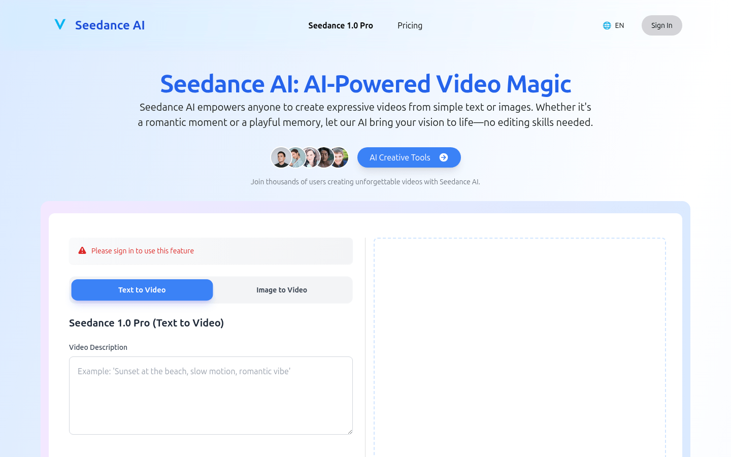 Seedance AI | seedanceai.app