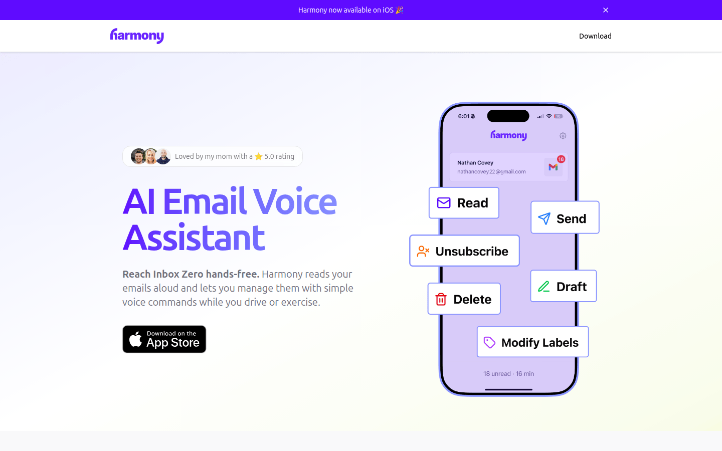 Harmony AI Email Assistant