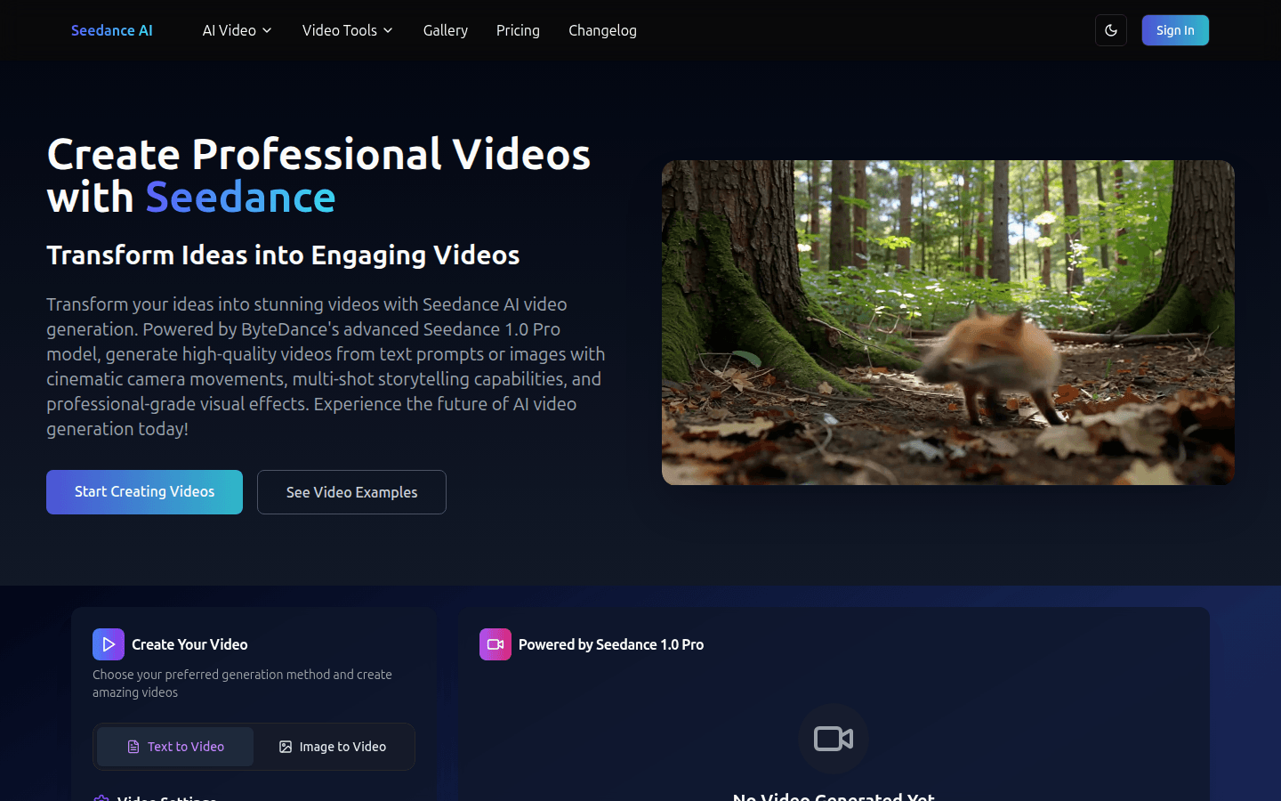 Seedance AI Video Generator