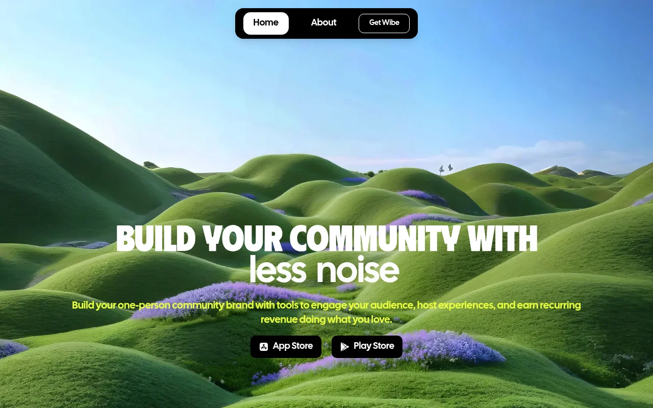 Wibe for creators