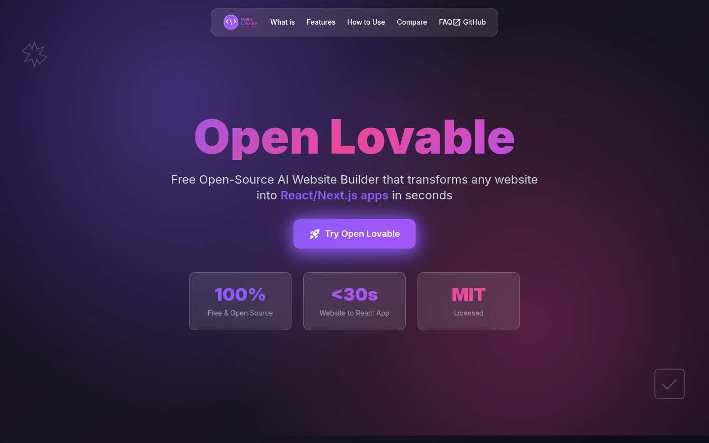 Open Lovable