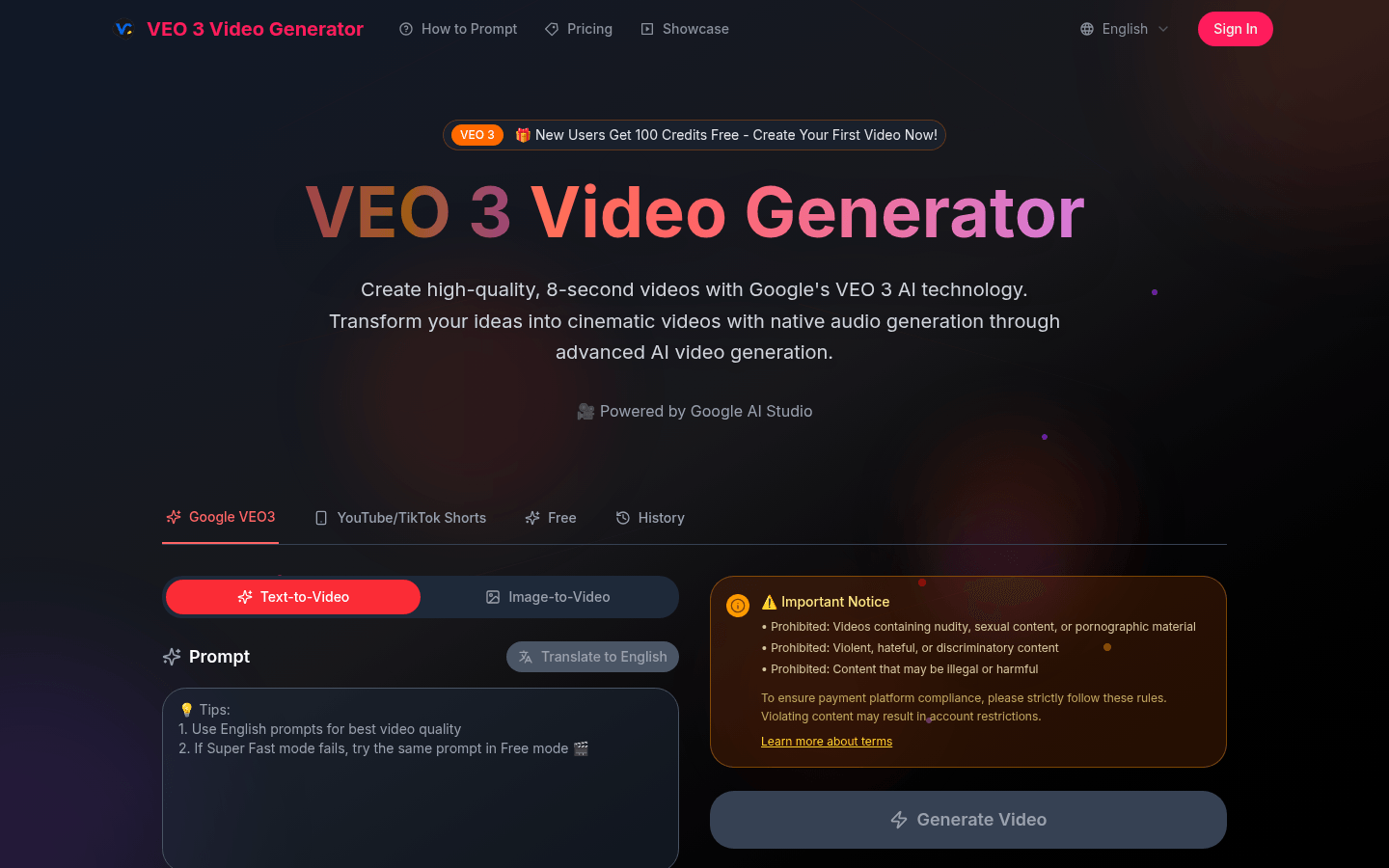 veo 3 free video generator