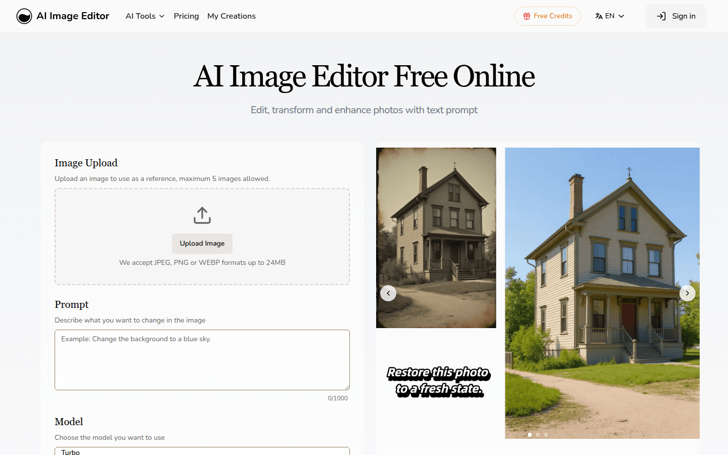 AI Image Editor