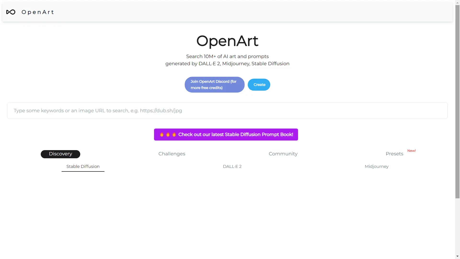 Openart官方网站截图