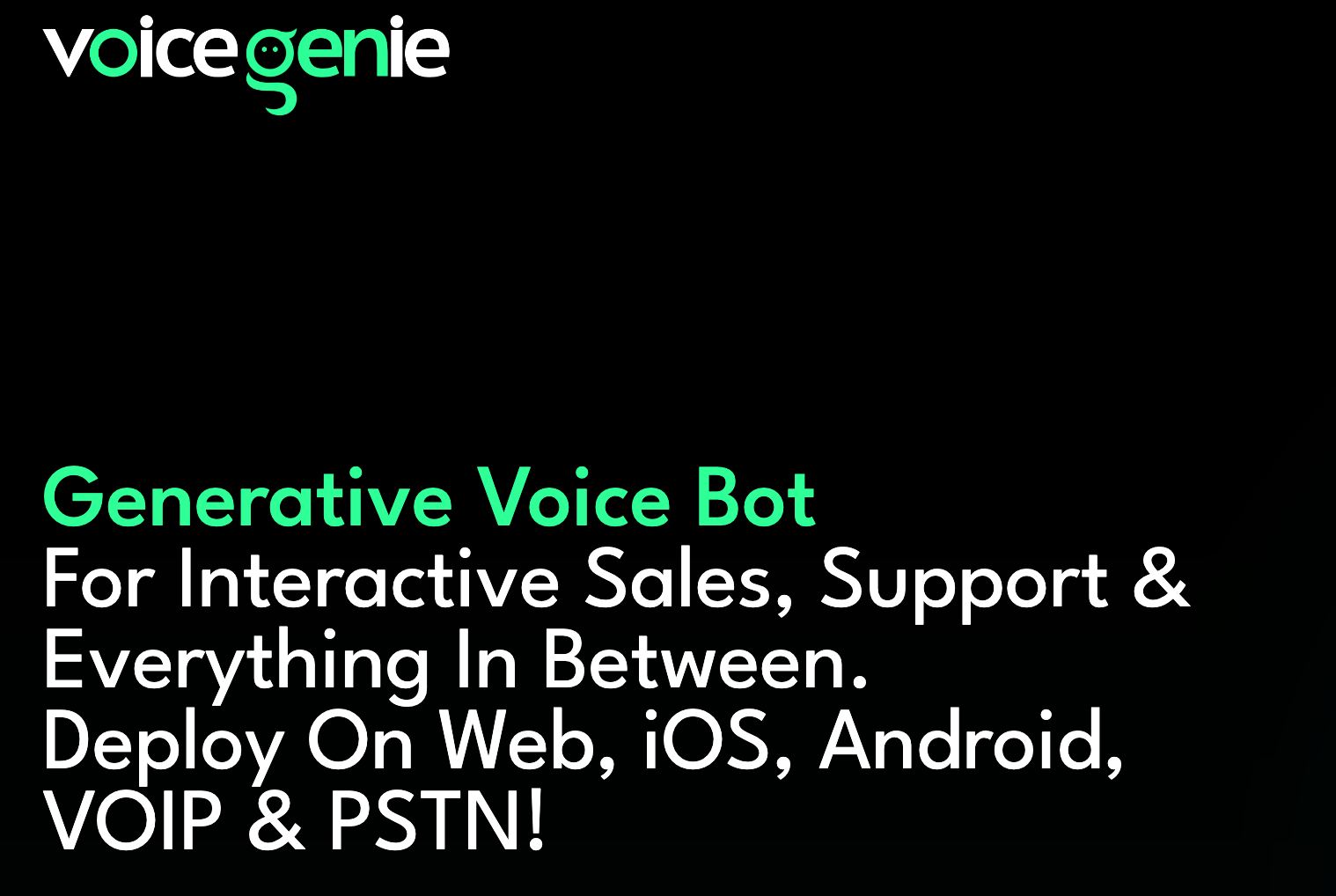 VoiceGenie官方网站截图