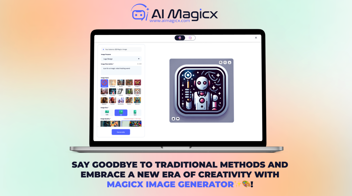 Ai Magicx官方网站截图