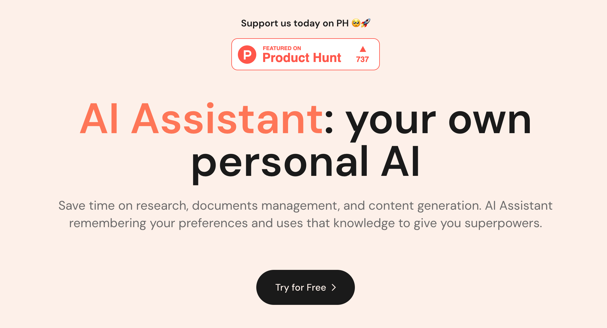 AI Assistant官方网站截图