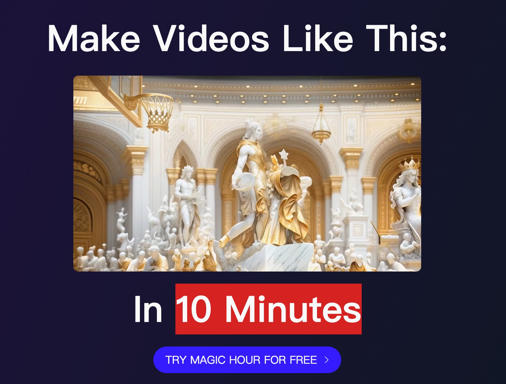 Magic Hour官方网站截图